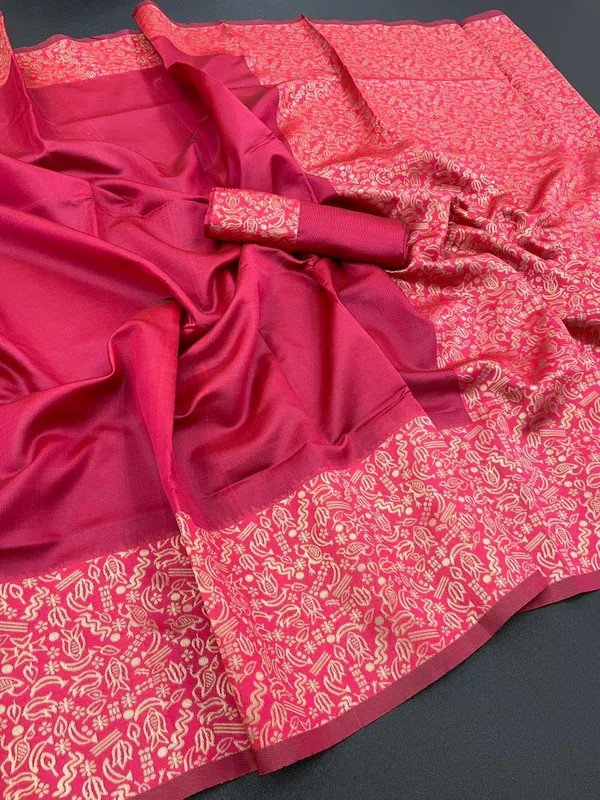 PINK_PURE_BANARASI_SAREE